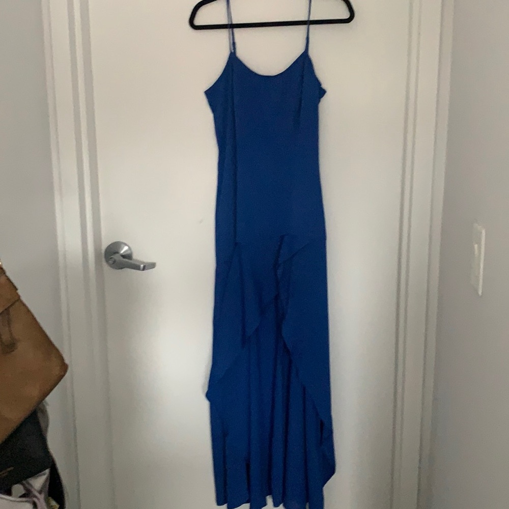 NEW long royal blue Lulus dress